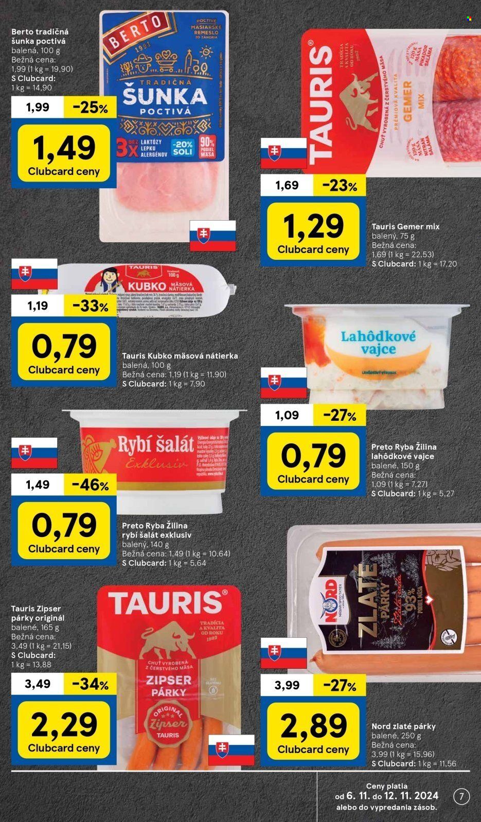 Leták TESCO supermarket - 6.11.2024 - 12.11.2024. Strana 7