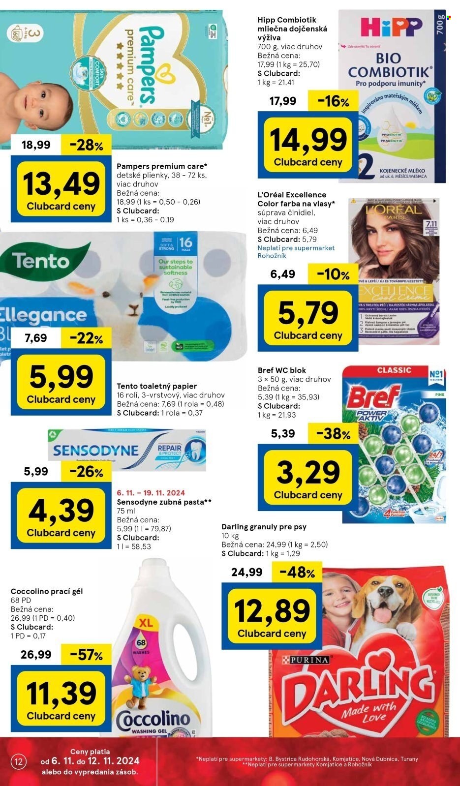 Leták TESCO supermarket - 6.11.2024 - 12.11.2024. Strana 12