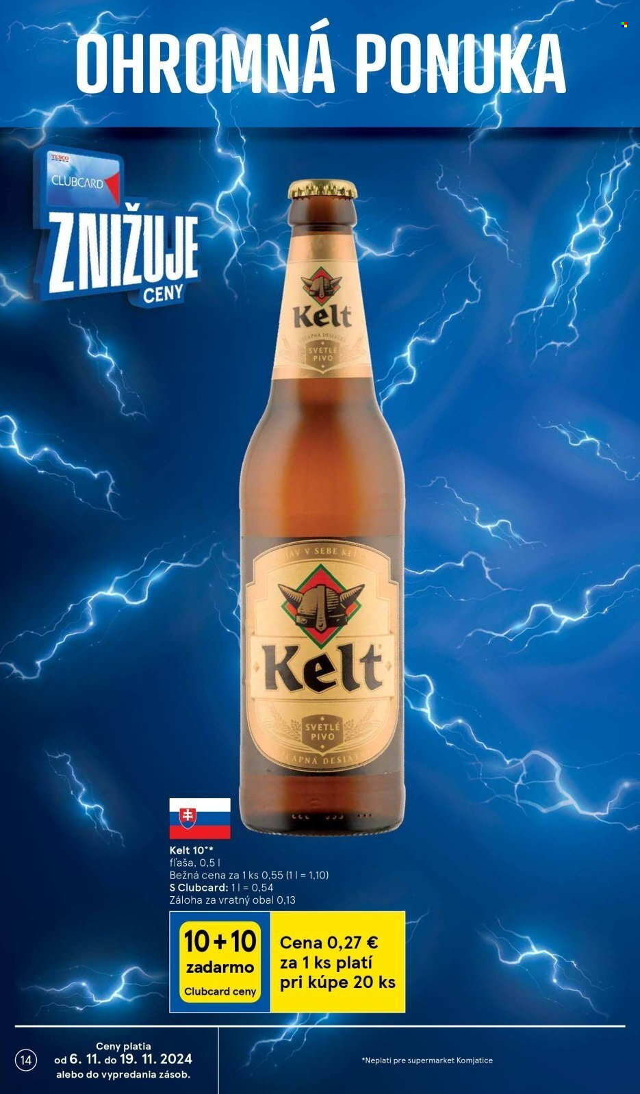 Leták TESCO supermarket - 6.11.2024 - 12.11.2024. Strana 14