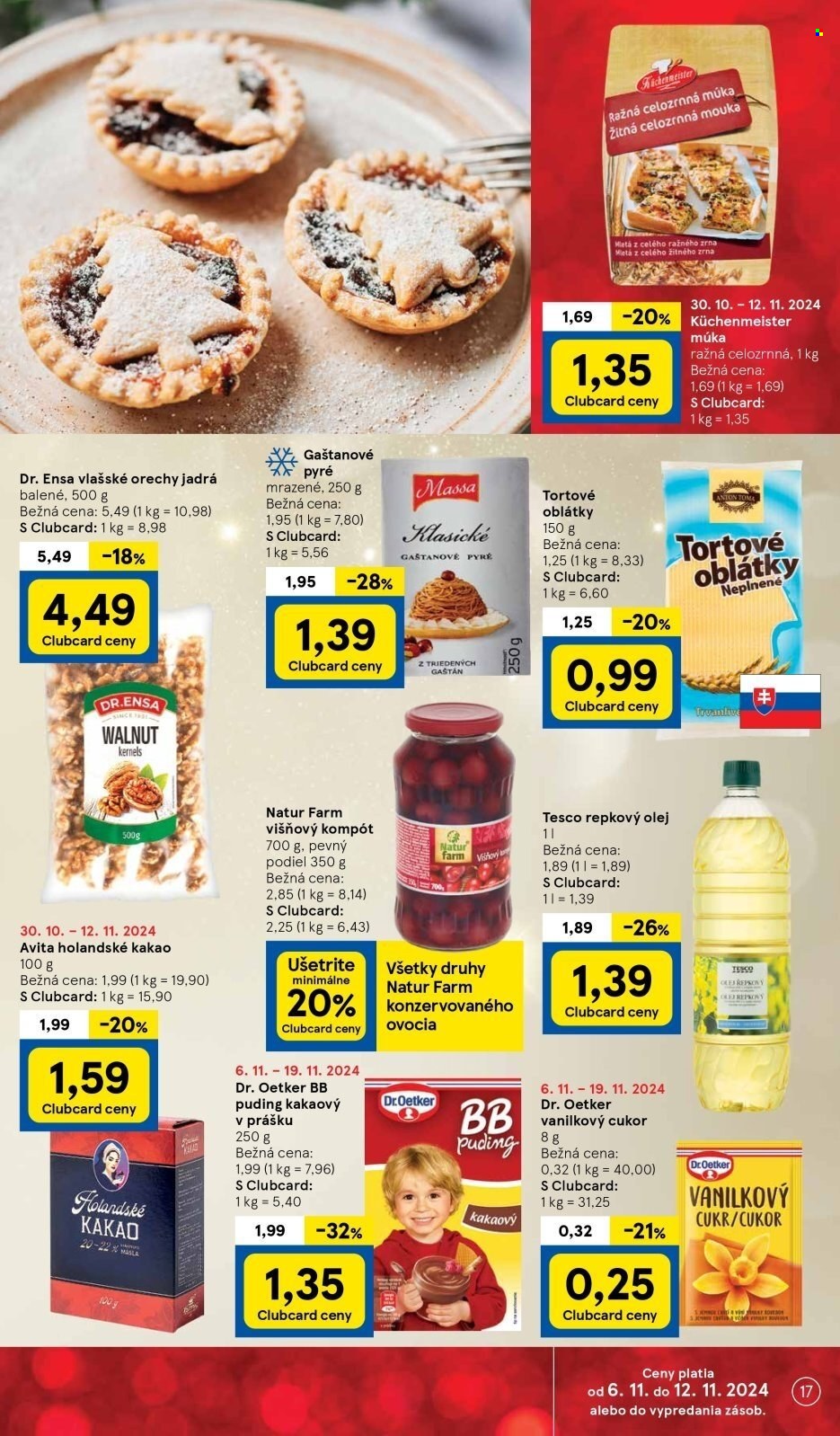 Leták TESCO supermarket - 6.11.2024 - 12.11.2024. Strana 17