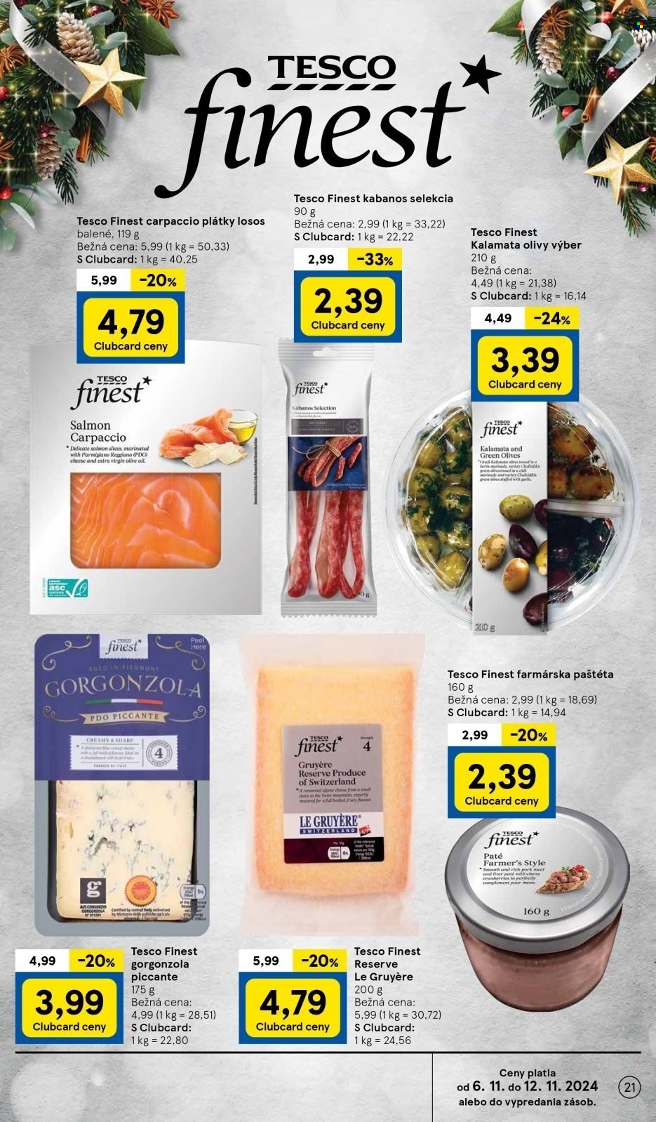 Leták TESCO supermarket - 6.11.2024 - 12.11.2024. Strana 21