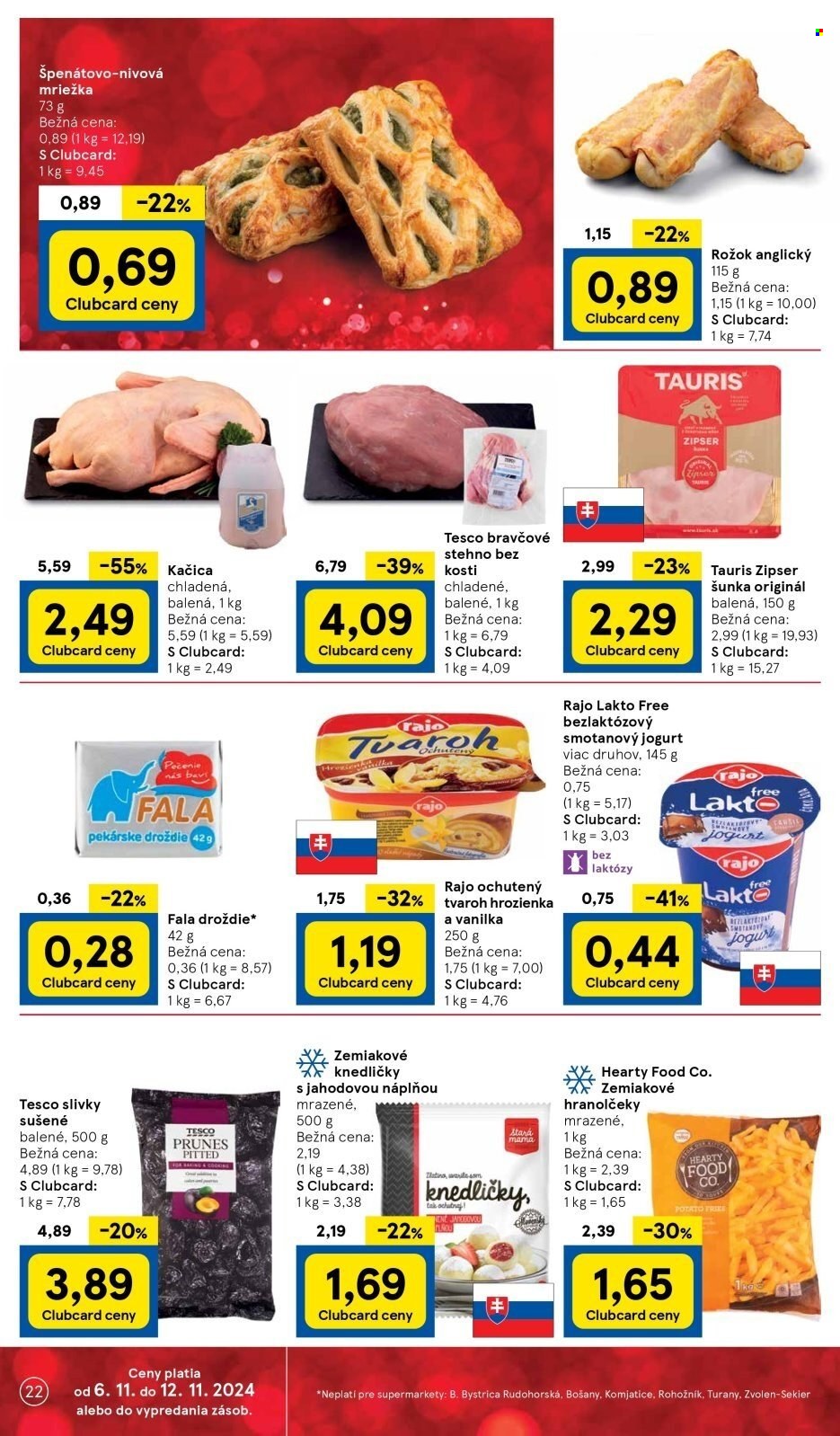 Leták TESCO supermarket - 6.11.2024 - 12.11.2024. Strana 22