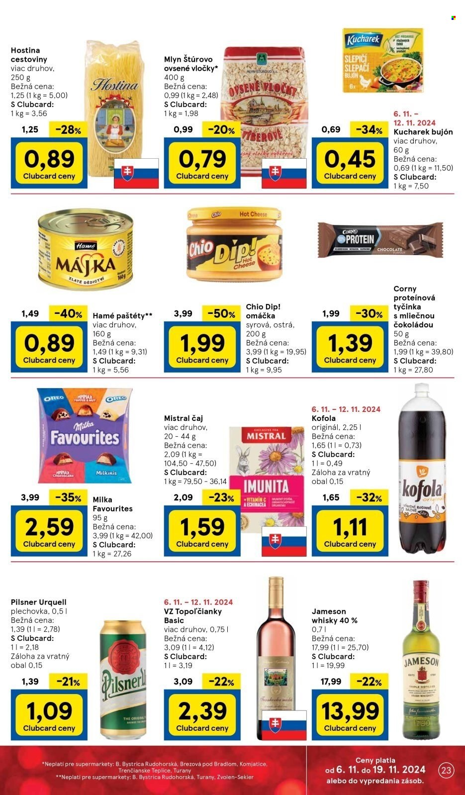 Leták TESCO supermarket - 6.11.2024 - 12.11.2024. Strana 23