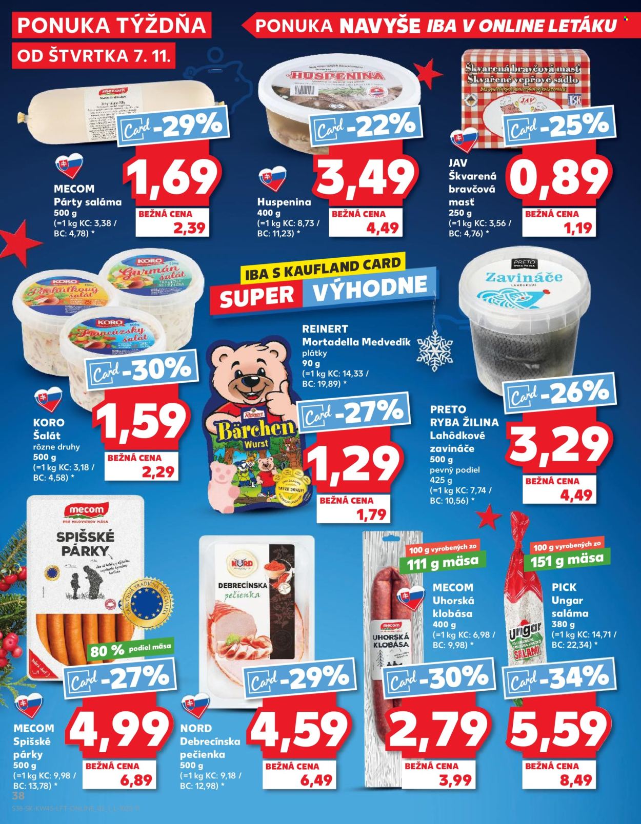 Leták Kaufland - 7.11.2024 - 13.11.2024. Strana 38