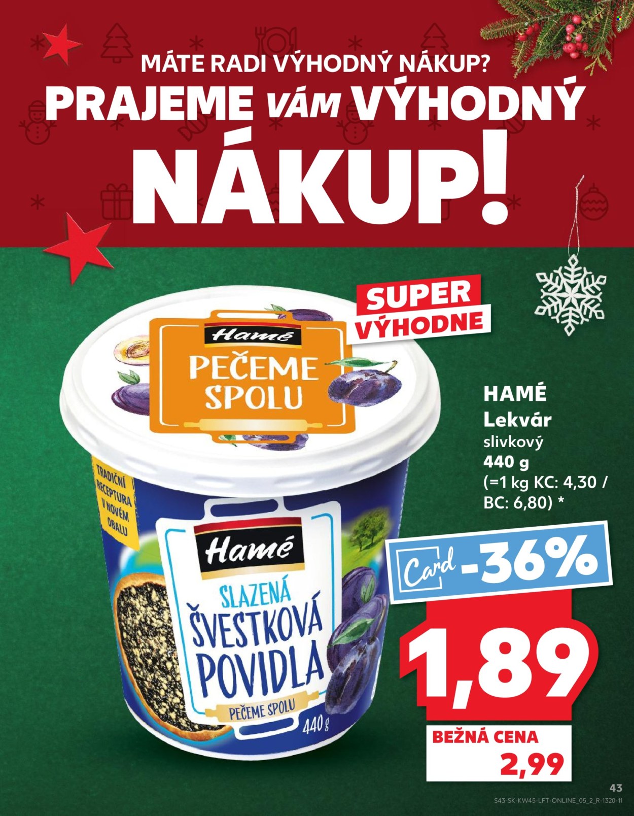 Leták Kaufland - 7.11.2024 - 13.11.2024. Strana 43