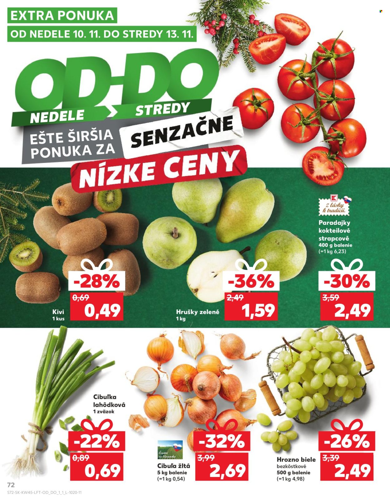Leták Kaufland - 7.11.2024 - 13.11.2024. Strana 72