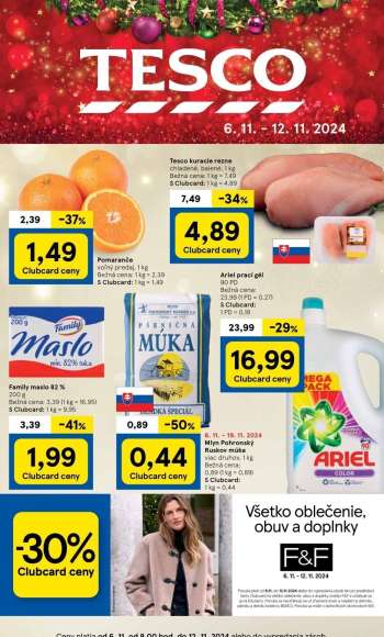 Leták TESCO - 6.11.2024 - 12.11.2024.