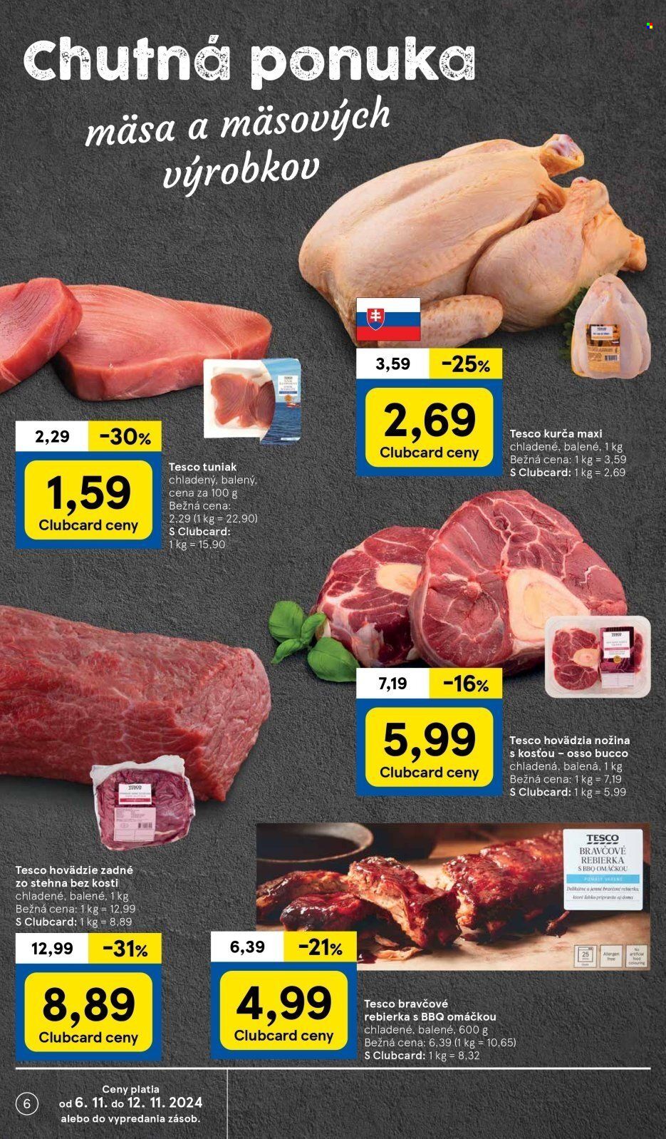 Leták TESCO - 6.11.2024 - 12.11.2024. Strana 6