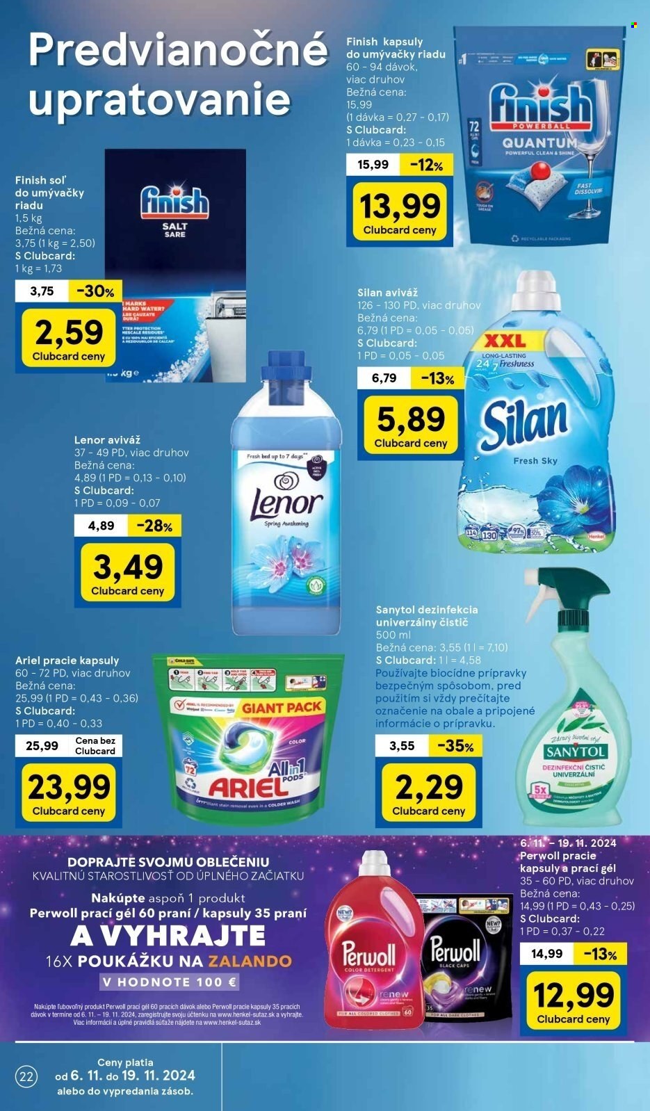 Leták TESCO - 6.11.2024 - 12.11.2024. Strana 22