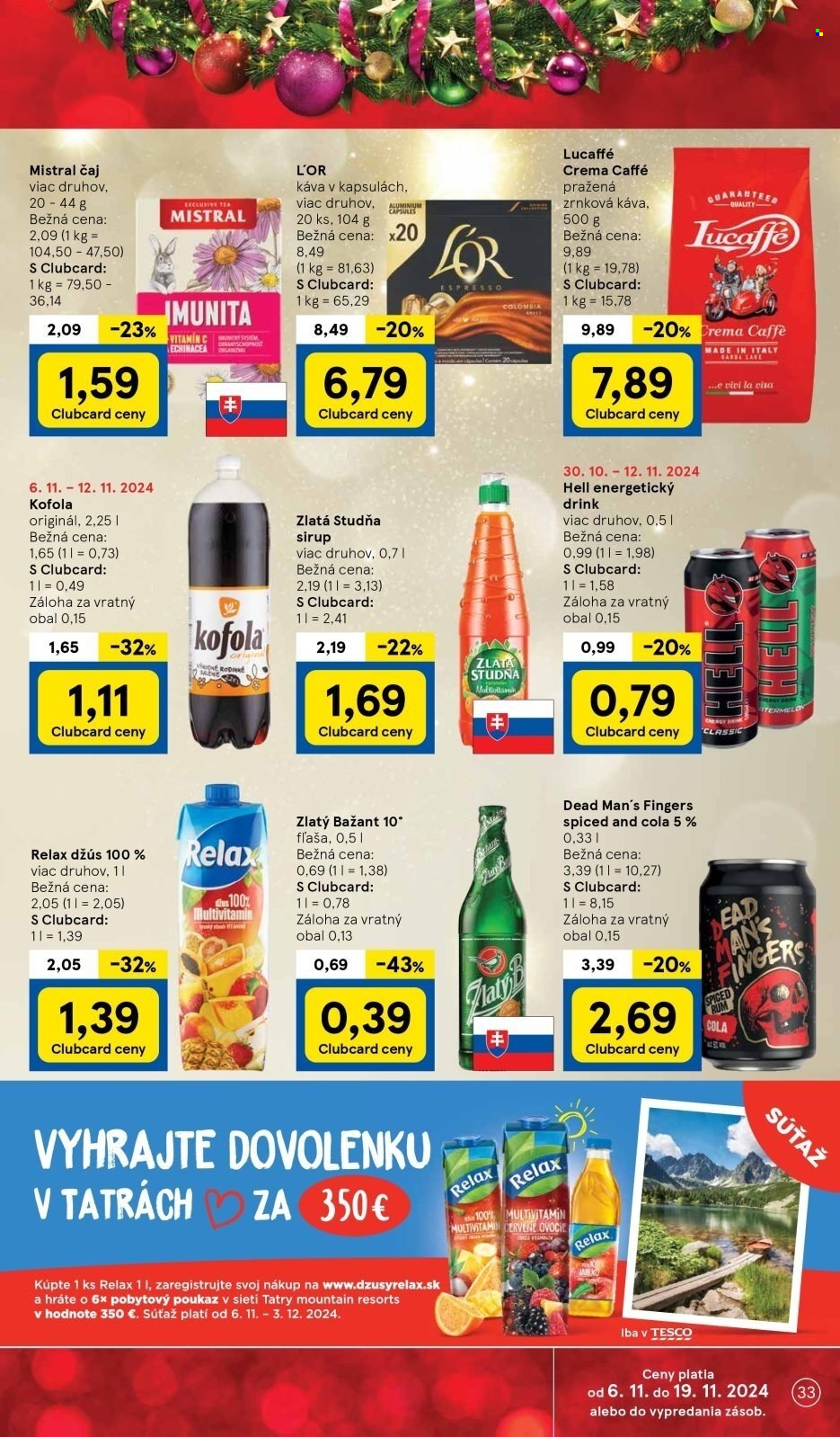 Leták TESCO - 6.11.2024 - 12.11.2024. Strana 33