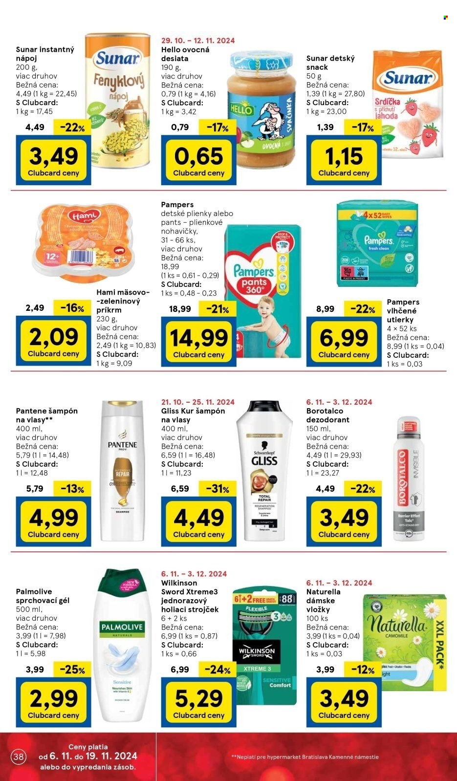 Leták TESCO - 6.11.2024 - 12.11.2024. Strana 38