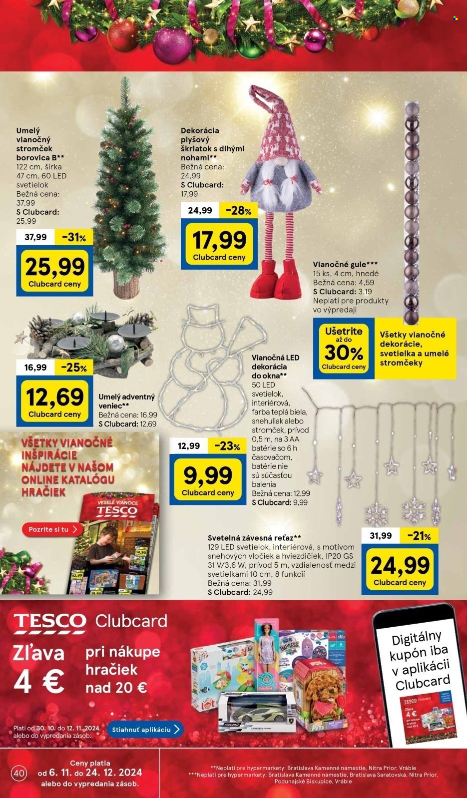 Leták TESCO - 6.11.2024 - 12.11.2024. Strana 40