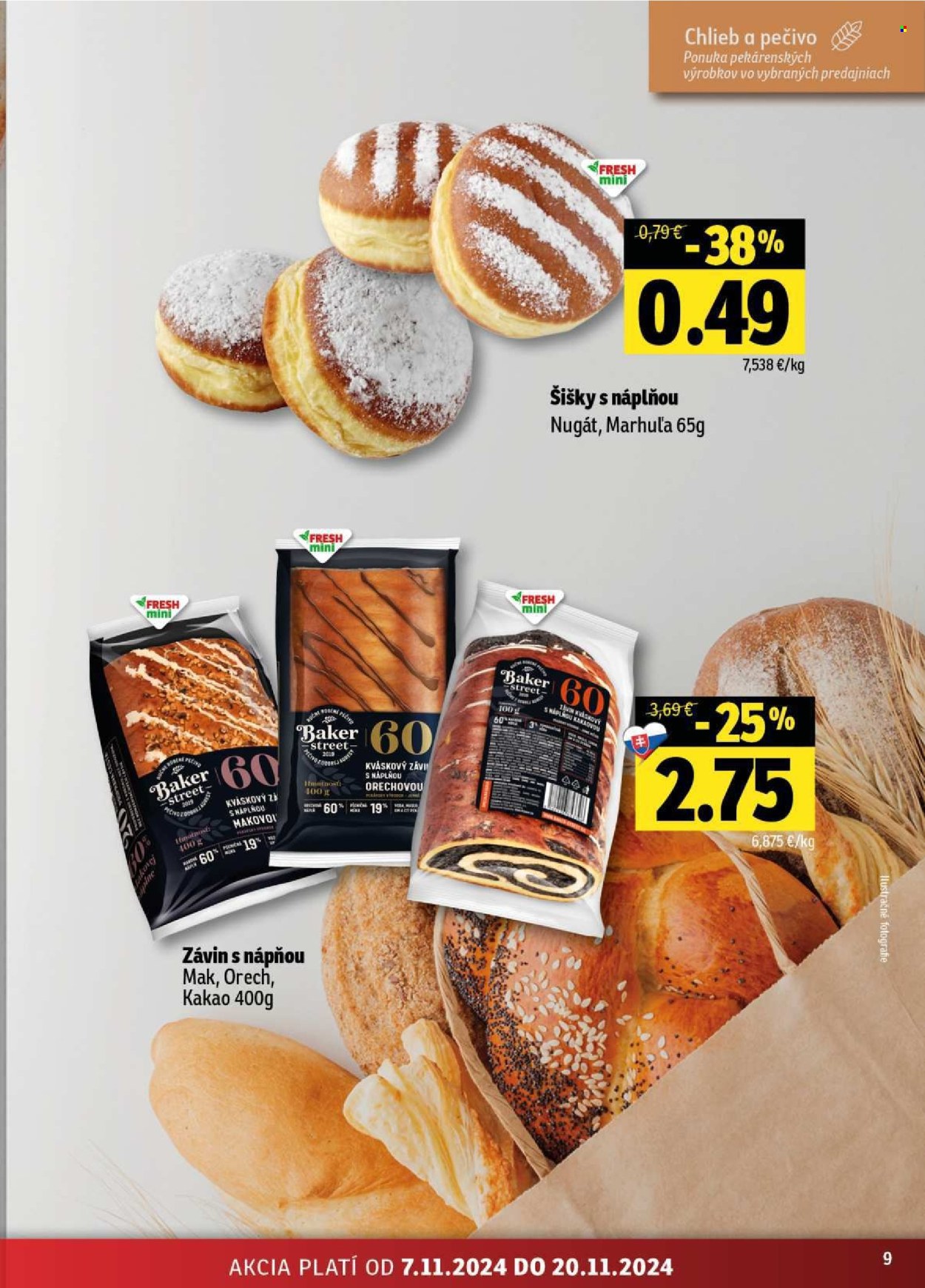 Leták FRESH - 7.11.2024 - 20.11.2024. Strana 9