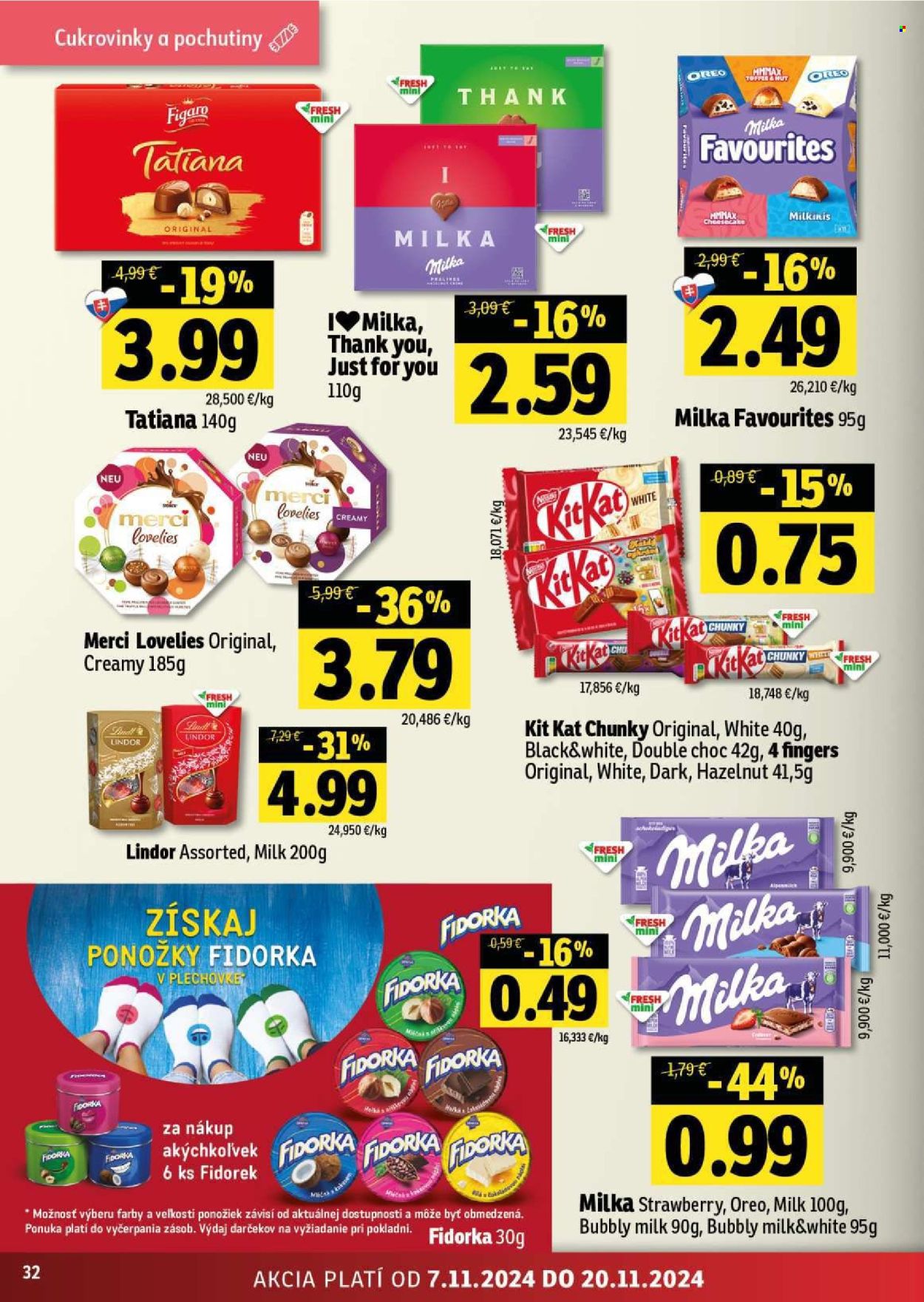 Leták FRESH - 7.11.2024 - 20.11.2024. Strana 32