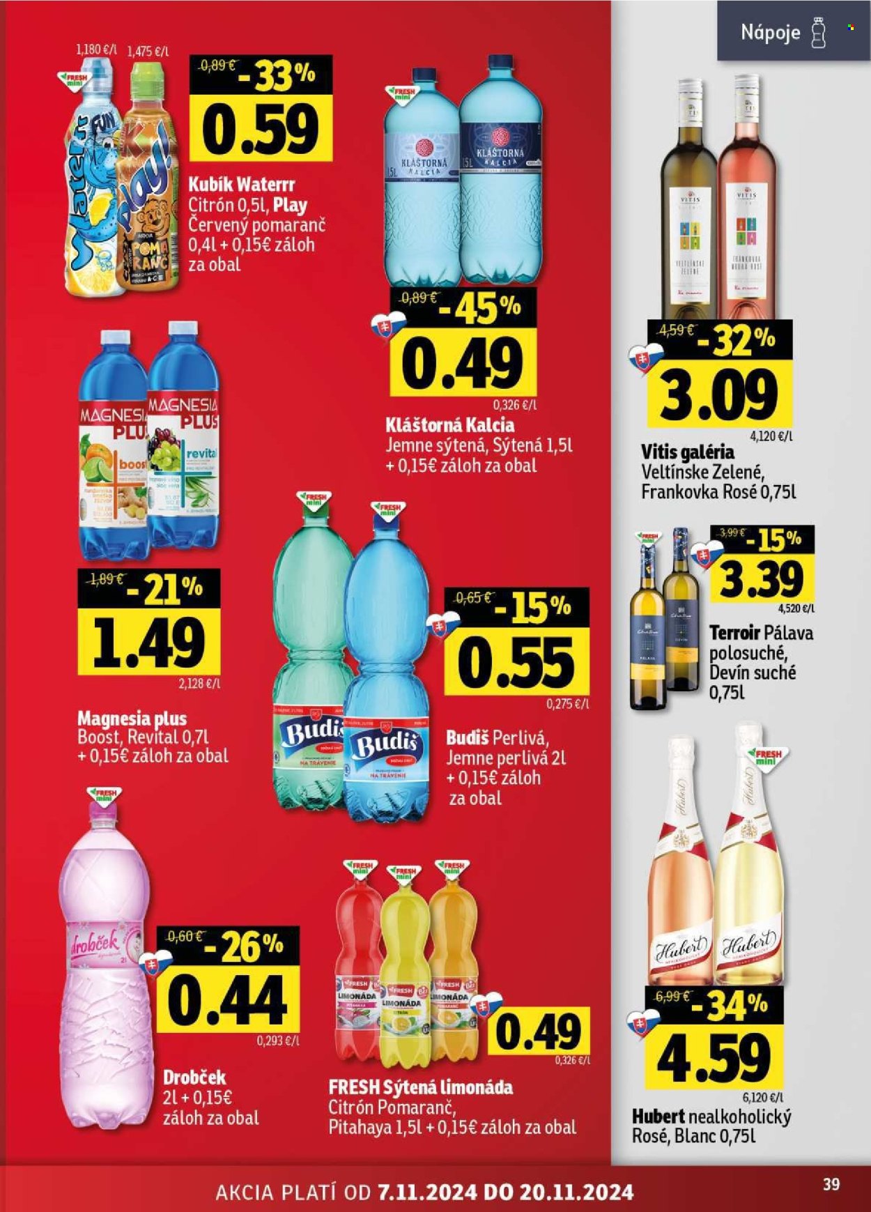 Leták FRESH - 7.11.2024 - 20.11.2024. Strana 39