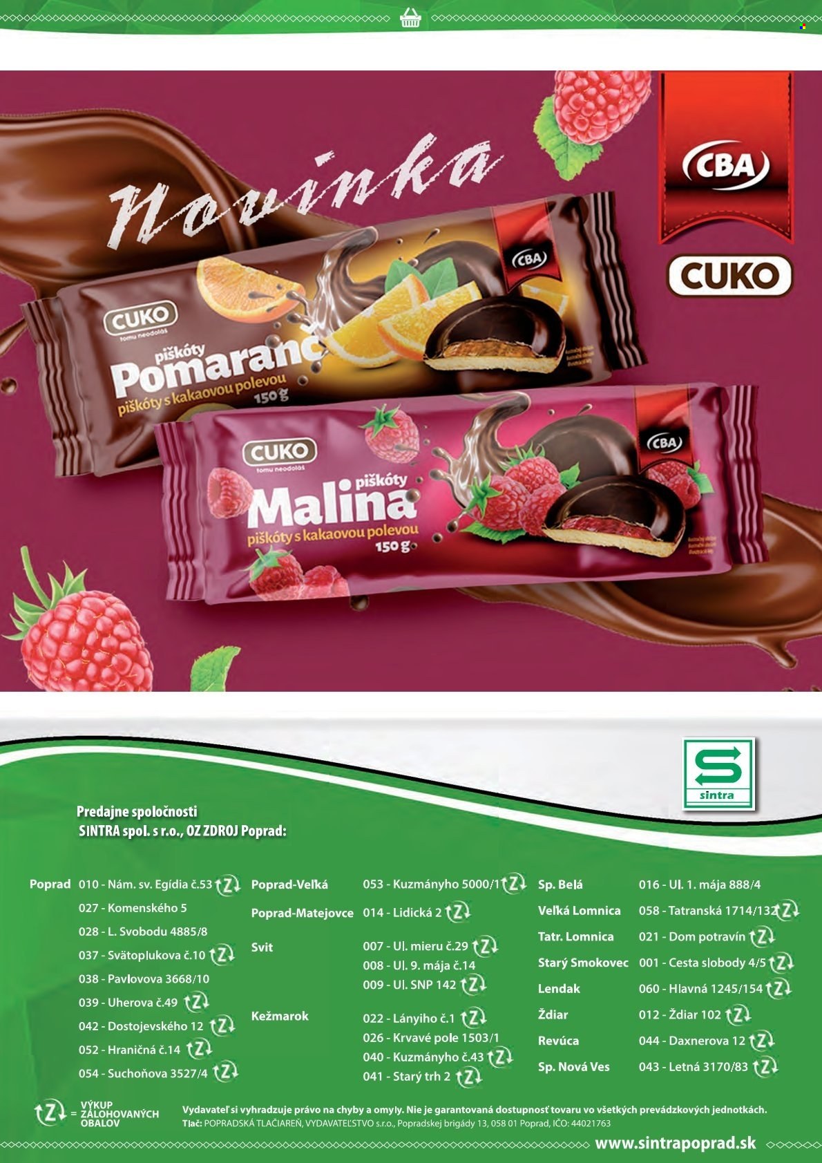 Leták Sintra - 7.11.2024 - 20.11.2024. Strana 24