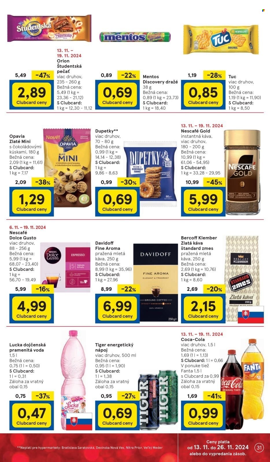 Leták TESCO - 13.11.2024 - 19.11.2024. Strana 31