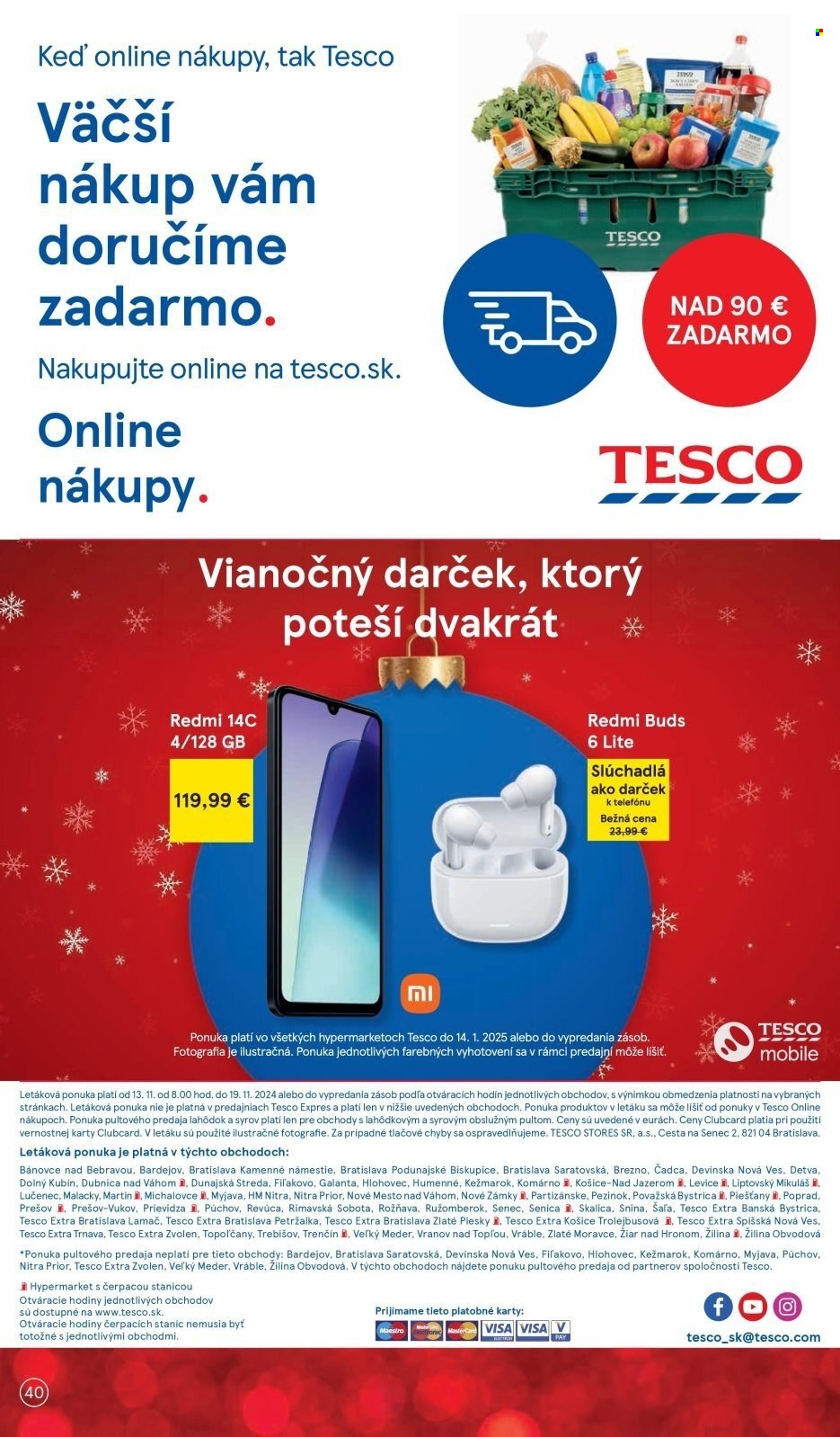Leták TESCO - 13.11.2024 - 19.11.2024. Strana 40