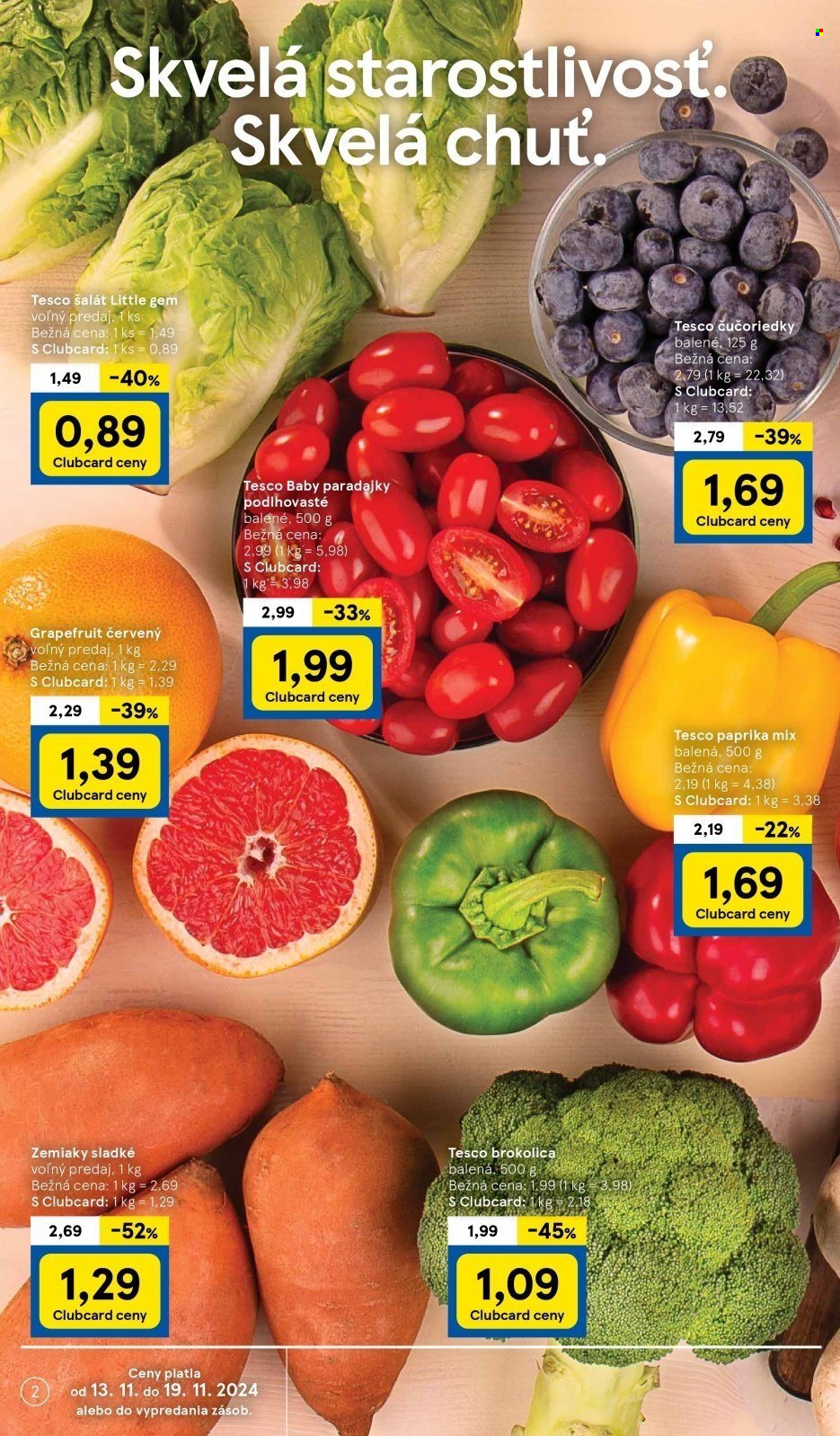 Leták TESCO supermarket - 13.11.2024 - 19.11.2024. Strana 2