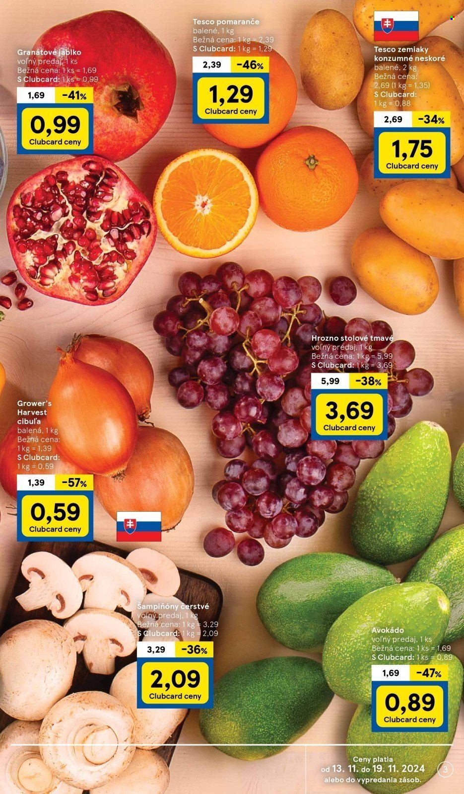 Leták TESCO supermarket - 13.11.2024 - 19.11.2024. Strana 3