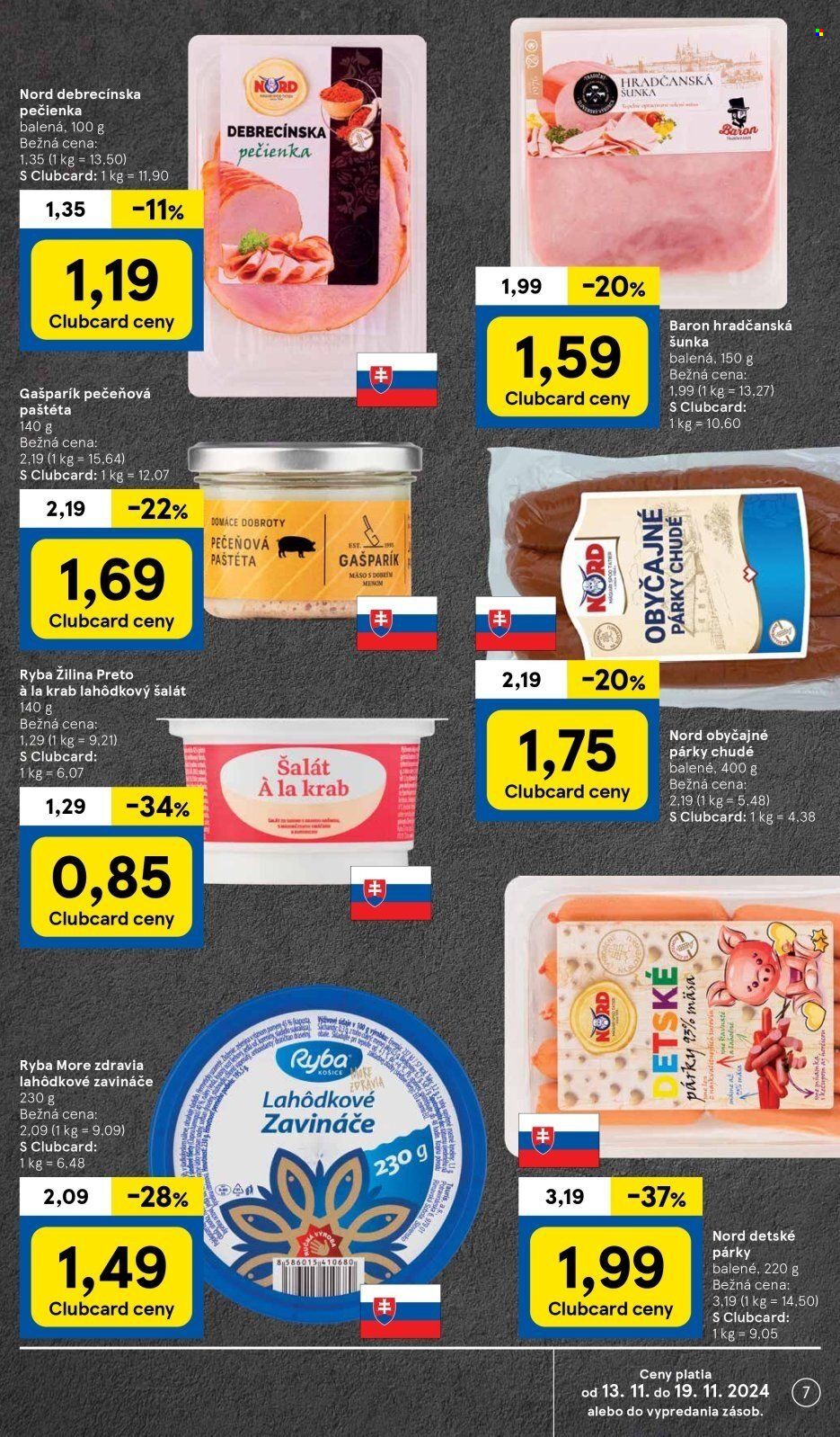 Leták TESCO supermarket - 13.11.2024 - 19.11.2024. Strana 7