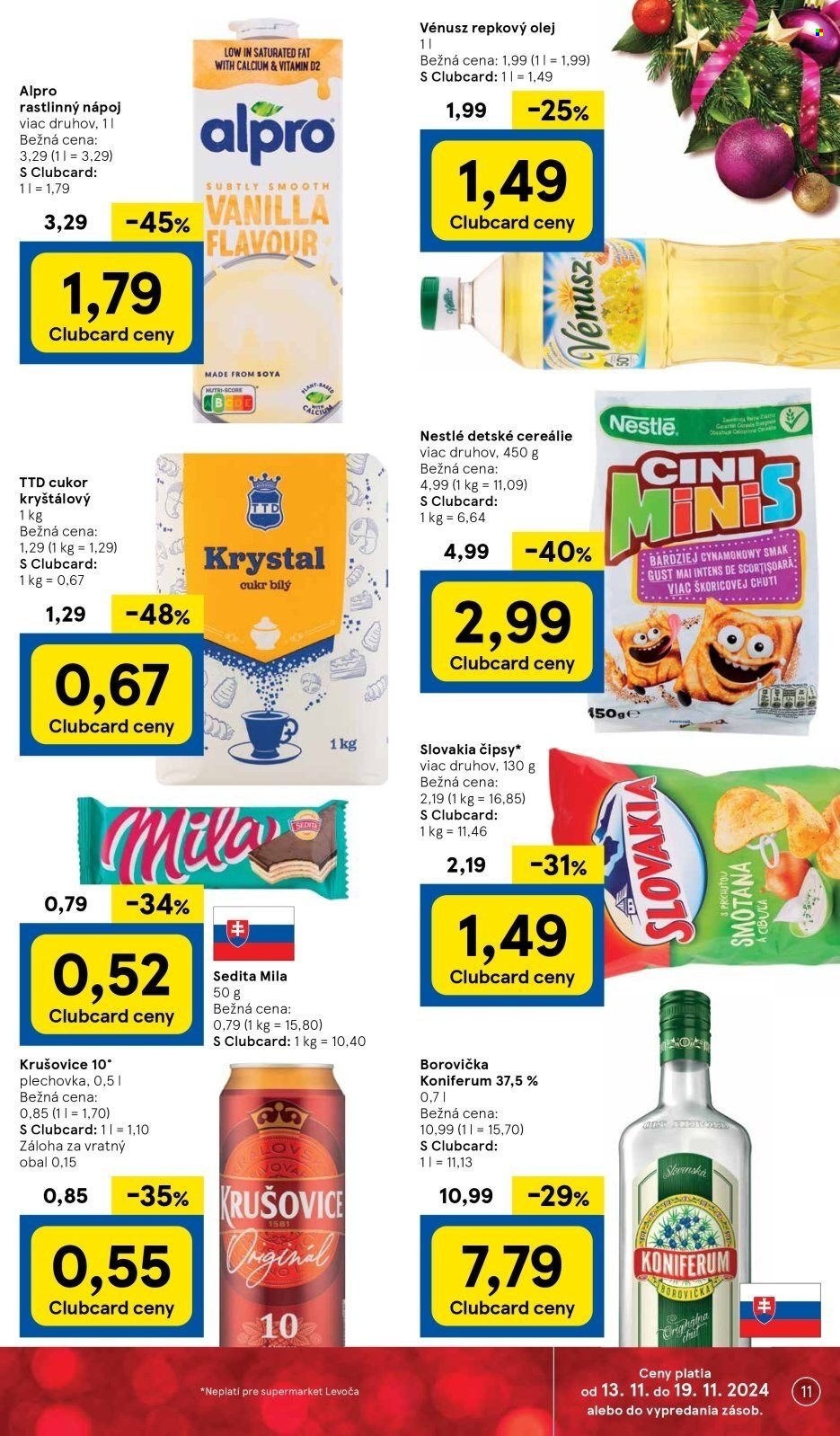 Leták TESCO supermarket - 13.11.2024 - 19.11.2024. Strana 11