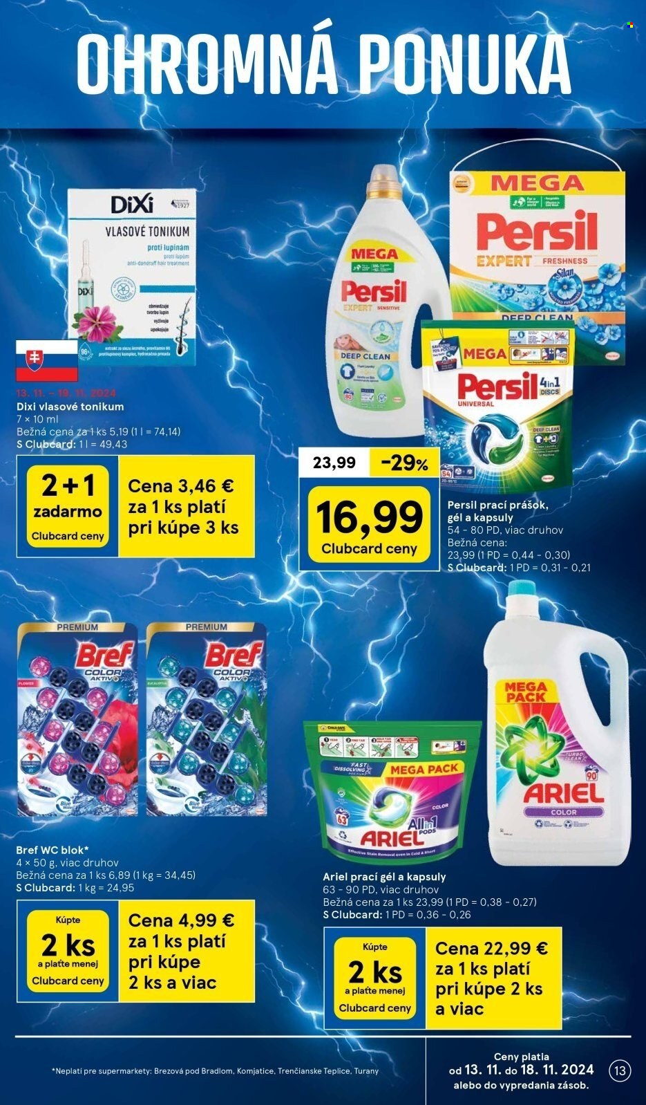 Leták TESCO supermarket - 13.11.2024 - 19.11.2024. Strana 13