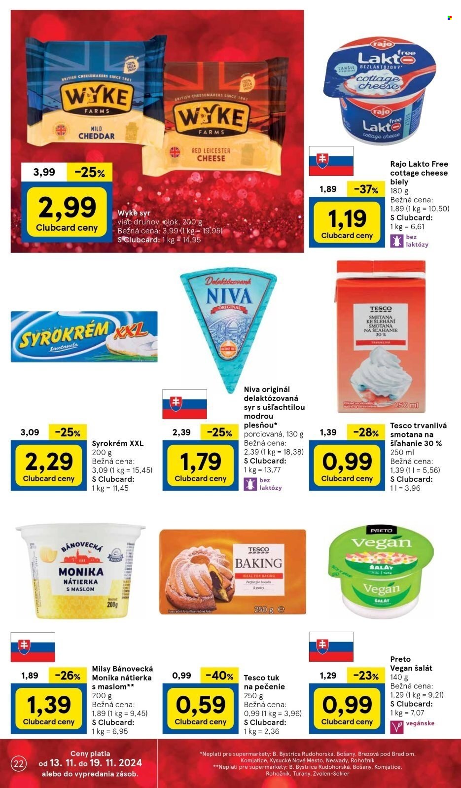 Leták TESCO supermarket - 13.11.2024 - 19.11.2024. Strana 22