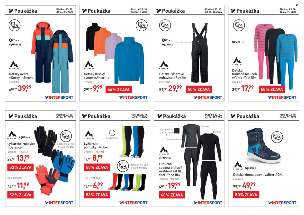Leták Intersport - 23.10.2024 - 24.11.2024. Strana 2