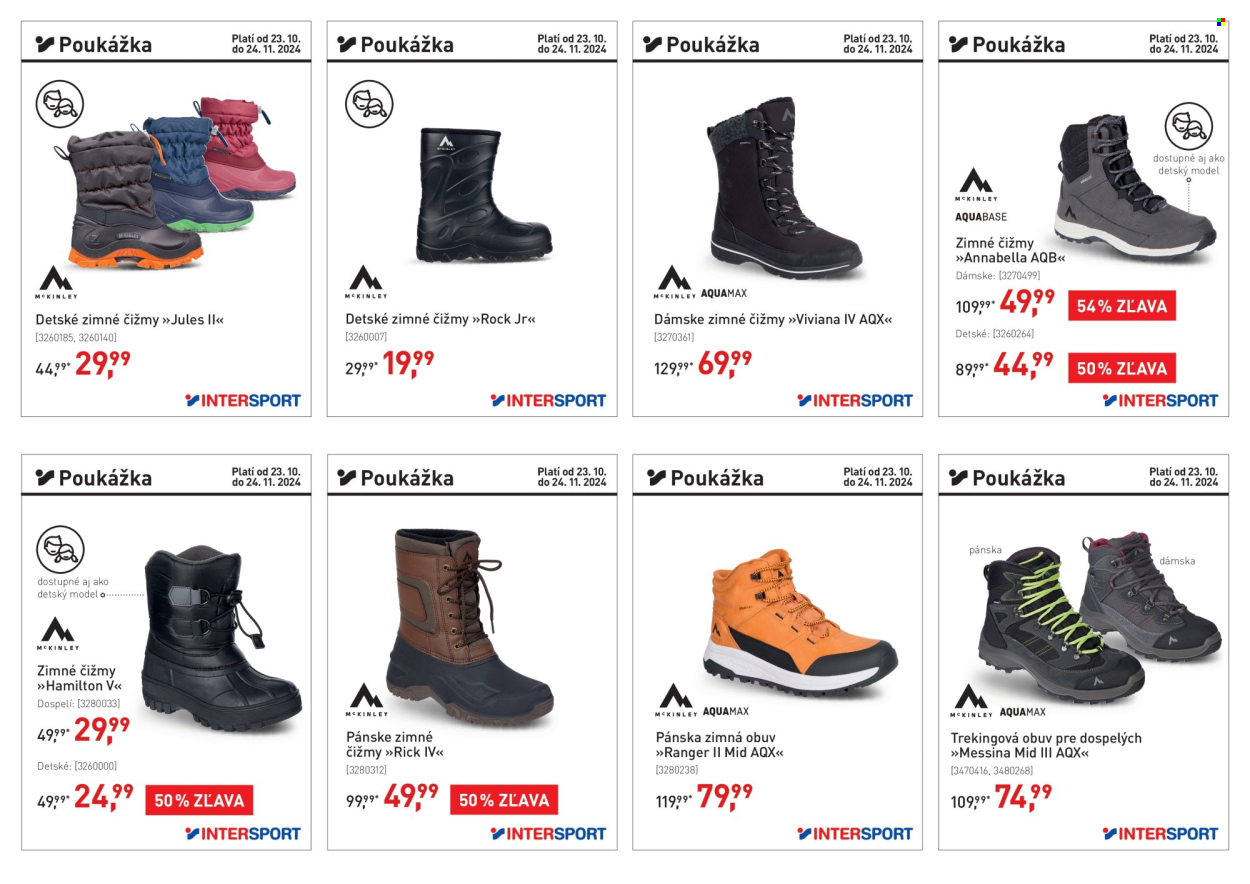 Leták Intersport - 23.10.2024 - 24.11.2024. Strana 3