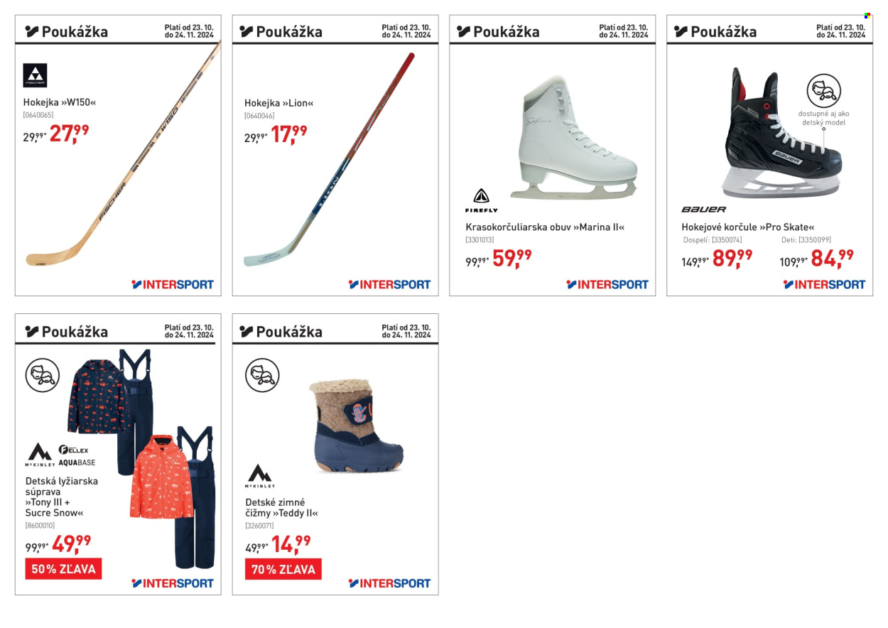 Leták Intersport - 23.10.2024 - 24.11.2024. Strana 4