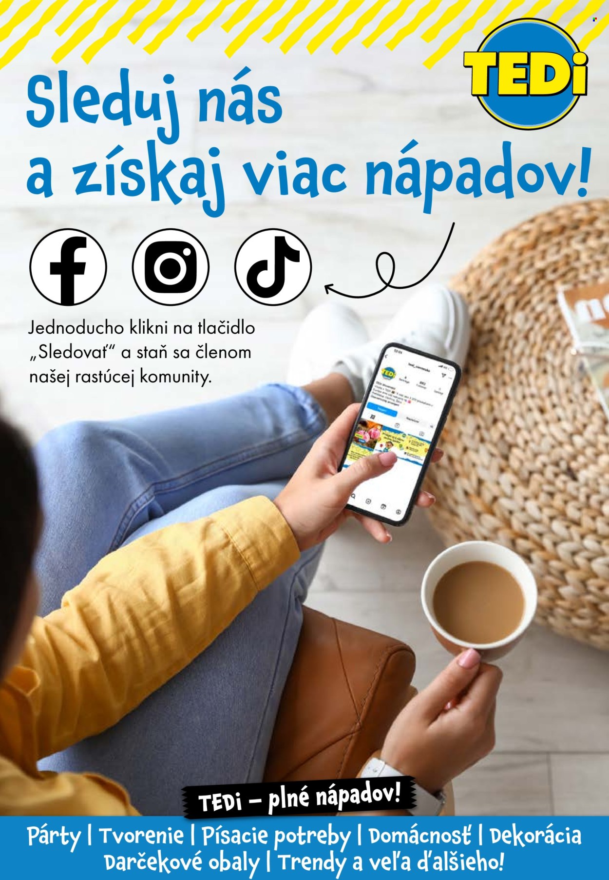 Leták TEDi. Strana 21