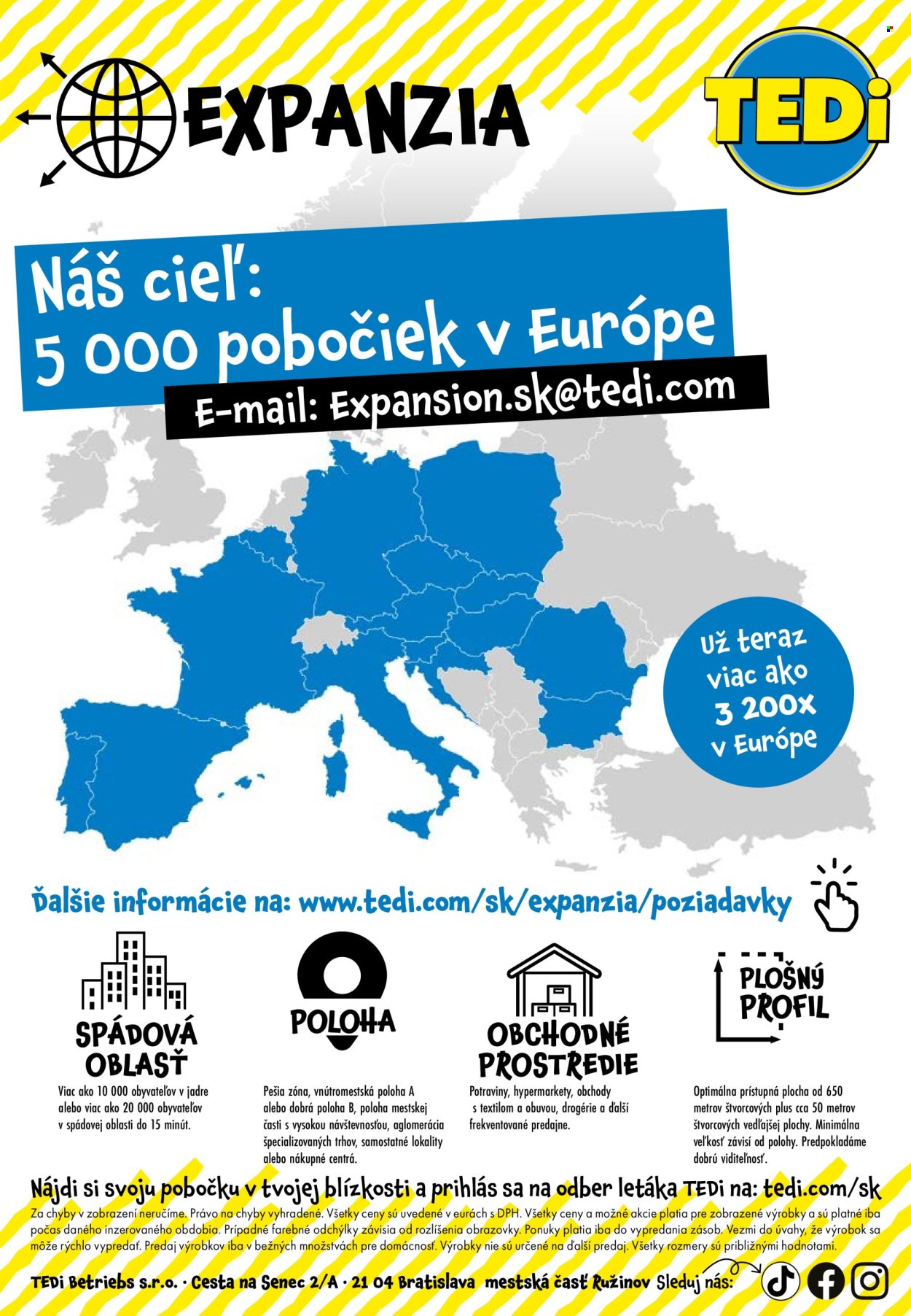 Leták TEDi. Strana 25