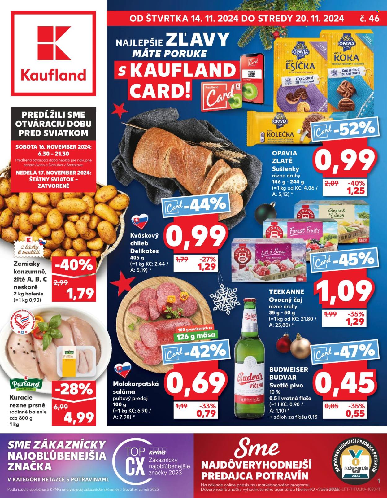 Leták Kaufland - 14.11.2024 - 20.11.2024. Strana 1