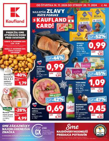 Leták Kaufland - 14.11.2024 - 20.11.2024.