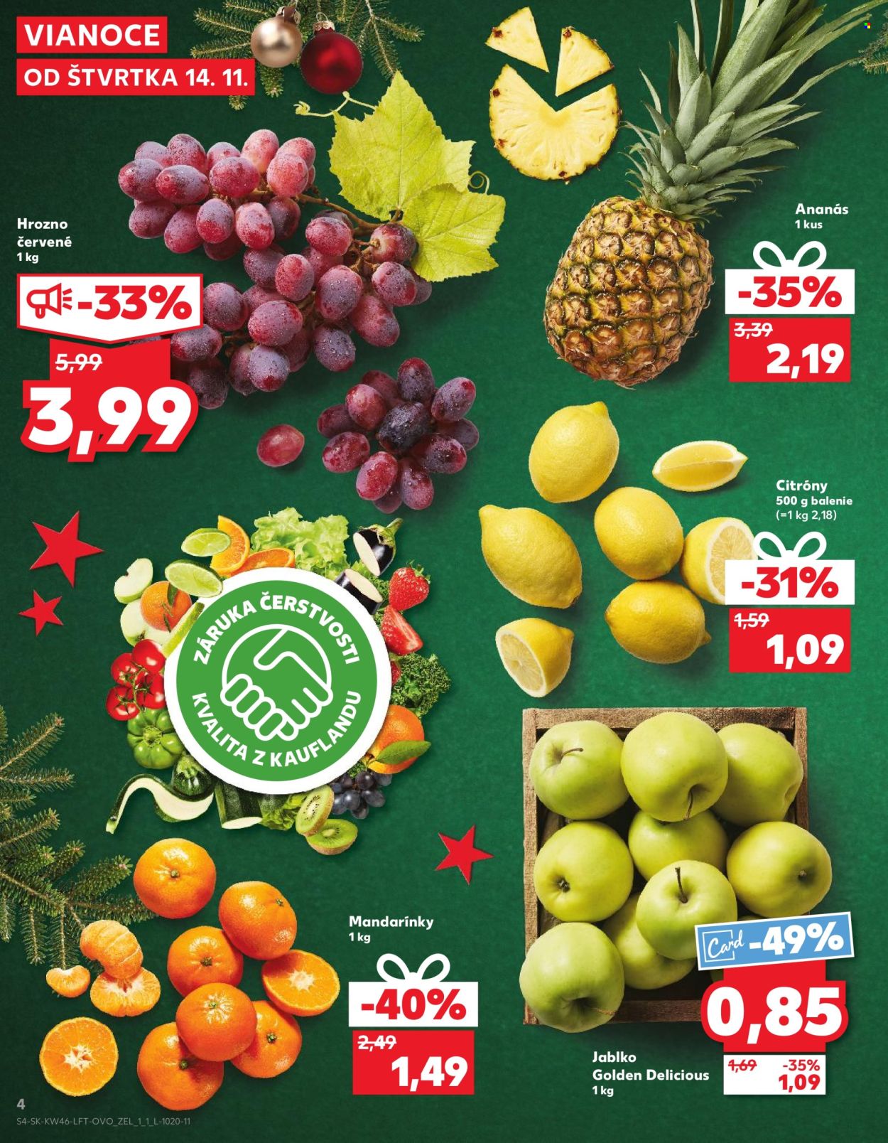 Leták Kaufland - 14.11.2024 - 20.11.2024. Strana 4
