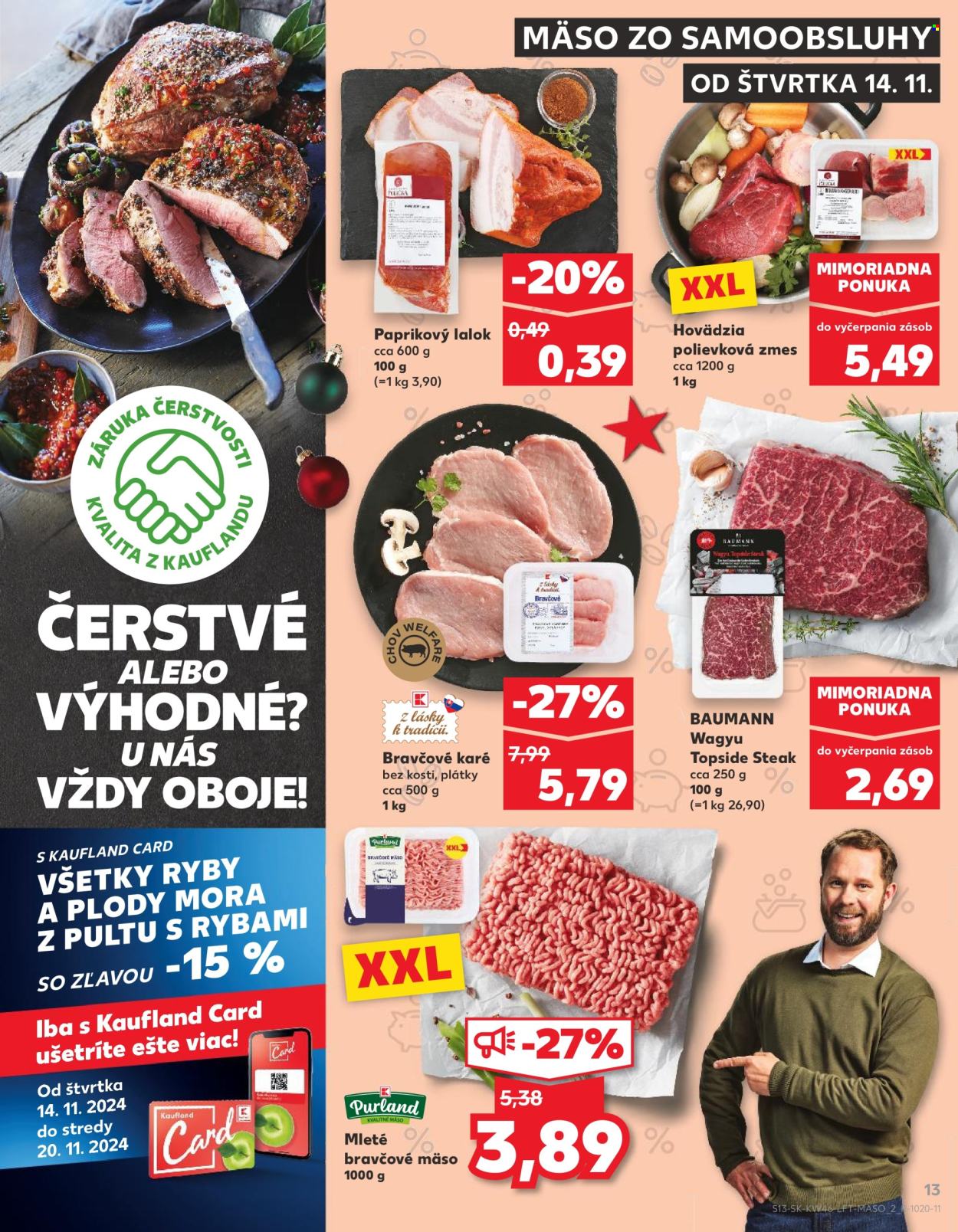 Leták Kaufland - 14.11.2024 - 20.11.2024. Strana 13