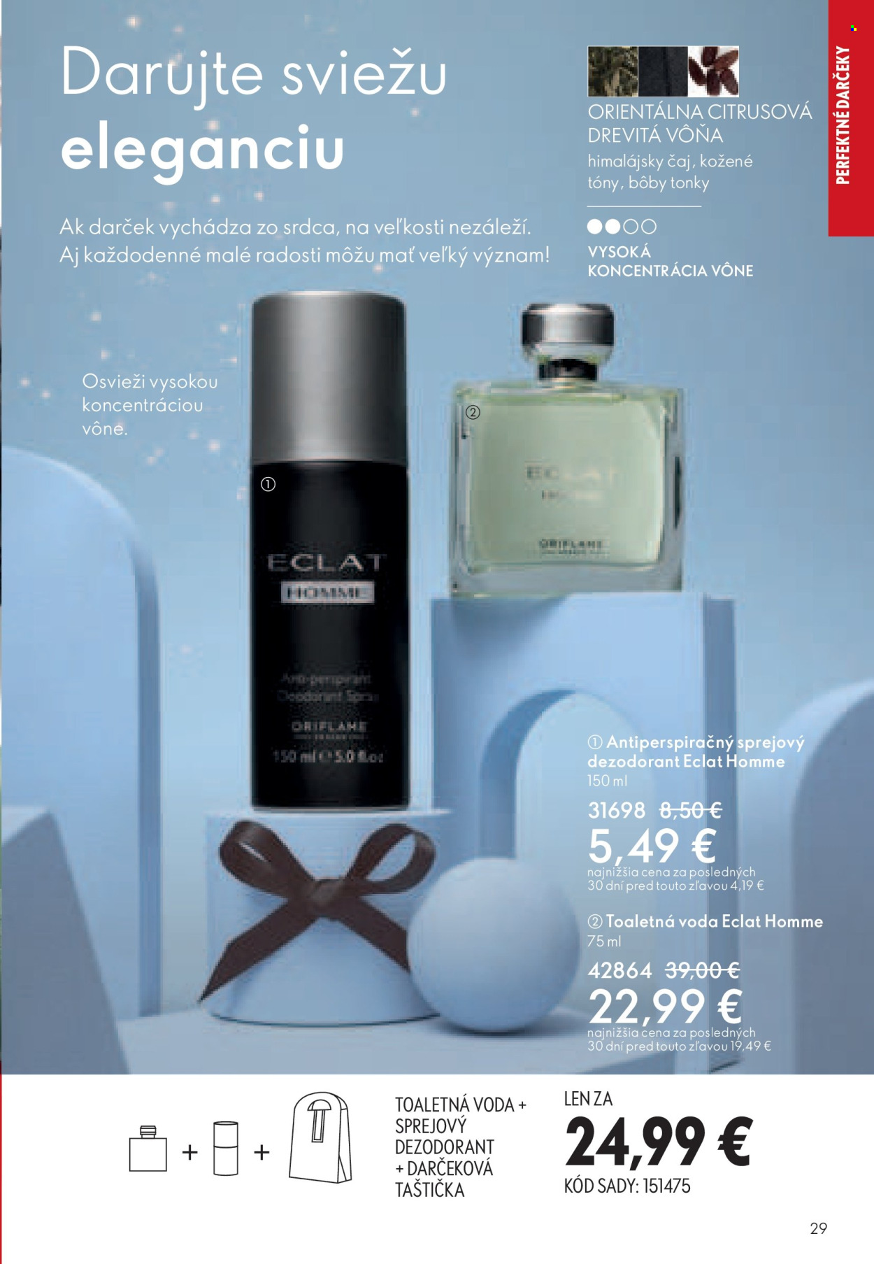 Leták Oriflame - 1.12.2024 - 28.12.2024. Strana 29