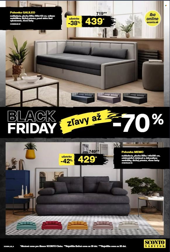 Leták Sconto nábytok - 13.11.2024 - 3.12.2024. Strana 5