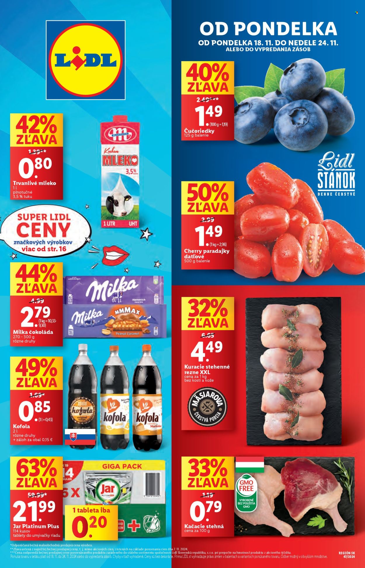 Leták Lidl - 18.11.2024 - 24.11.2024. Strana 1
