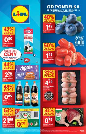 Leták Lidl - 18.11.2024 - 24.11.2024.