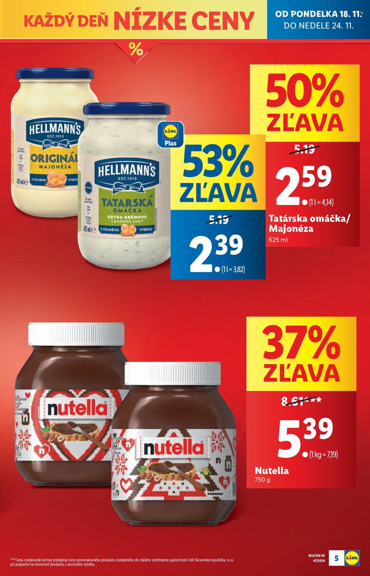 Leták Lidl - 18.11.2024 - 24.11.2024. Strana 5