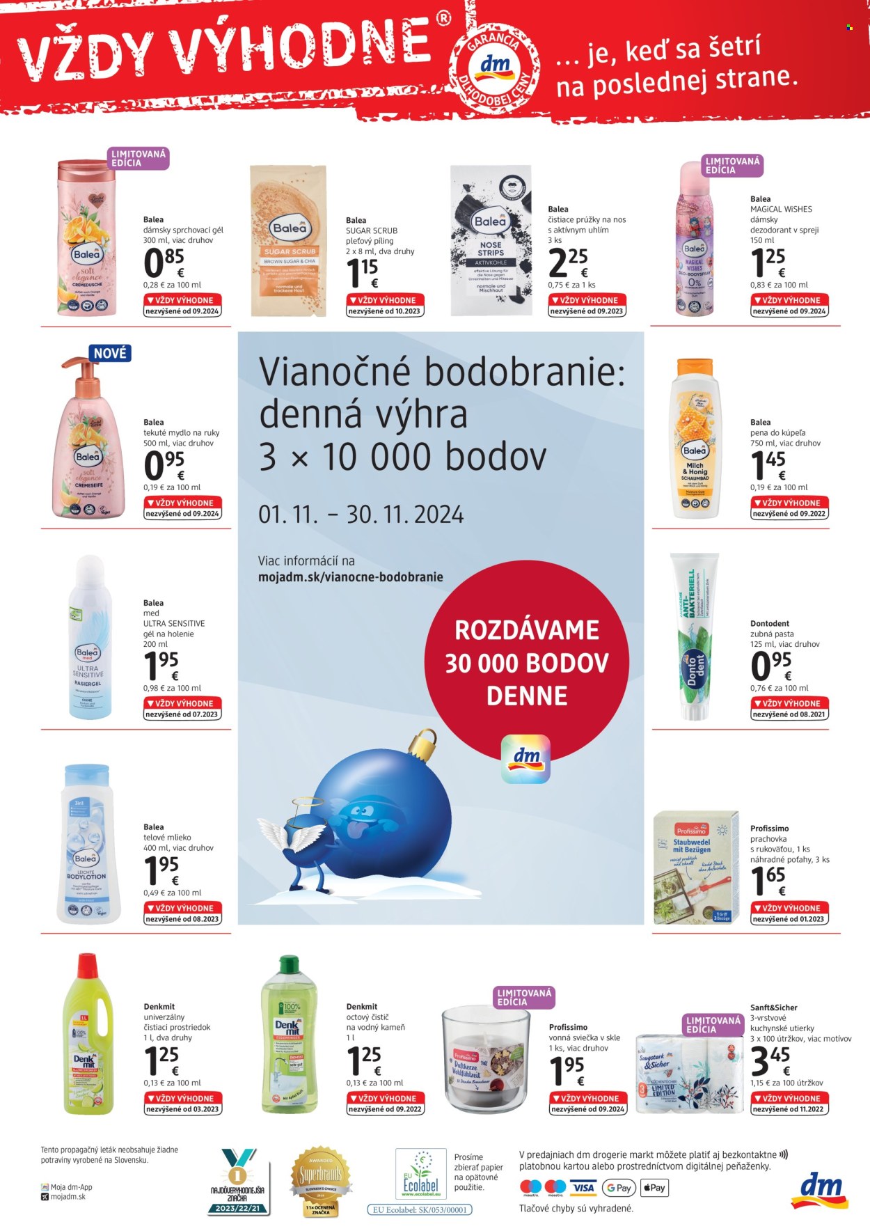 Leták dm drogerie - 1.11.2024 - 30.11.2024. Strana 4