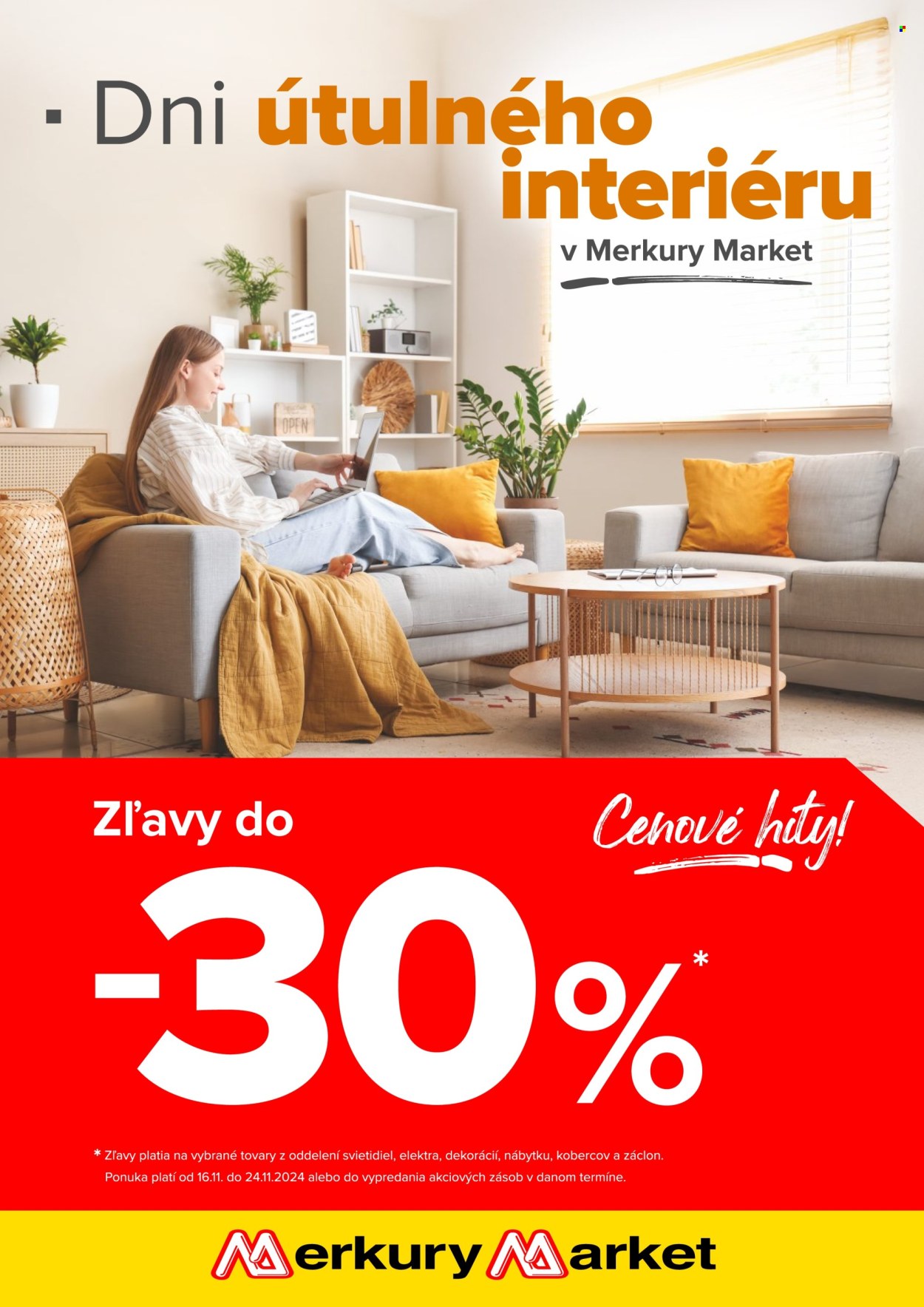 Leták Merkury Market - 16.11.2024 - 24.11.2024. Strana 1