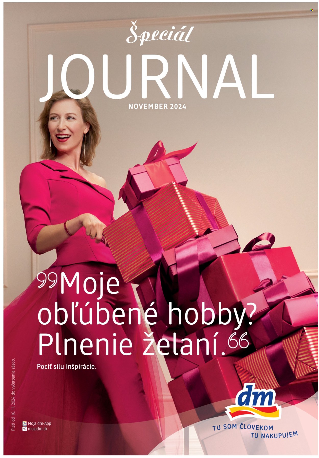 Leták dm drogerie - 1.11.2024 - 30.11.2024. Strana 1