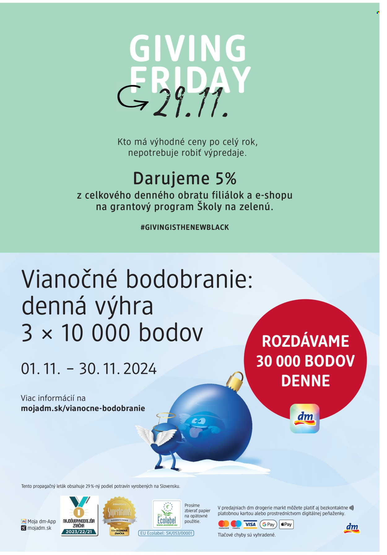 Leták dm drogerie - 1.11.2024 - 30.11.2024. Strana 16