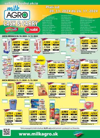 Leták Milk AGRO - 20.11.2024 - 26.11.2024.