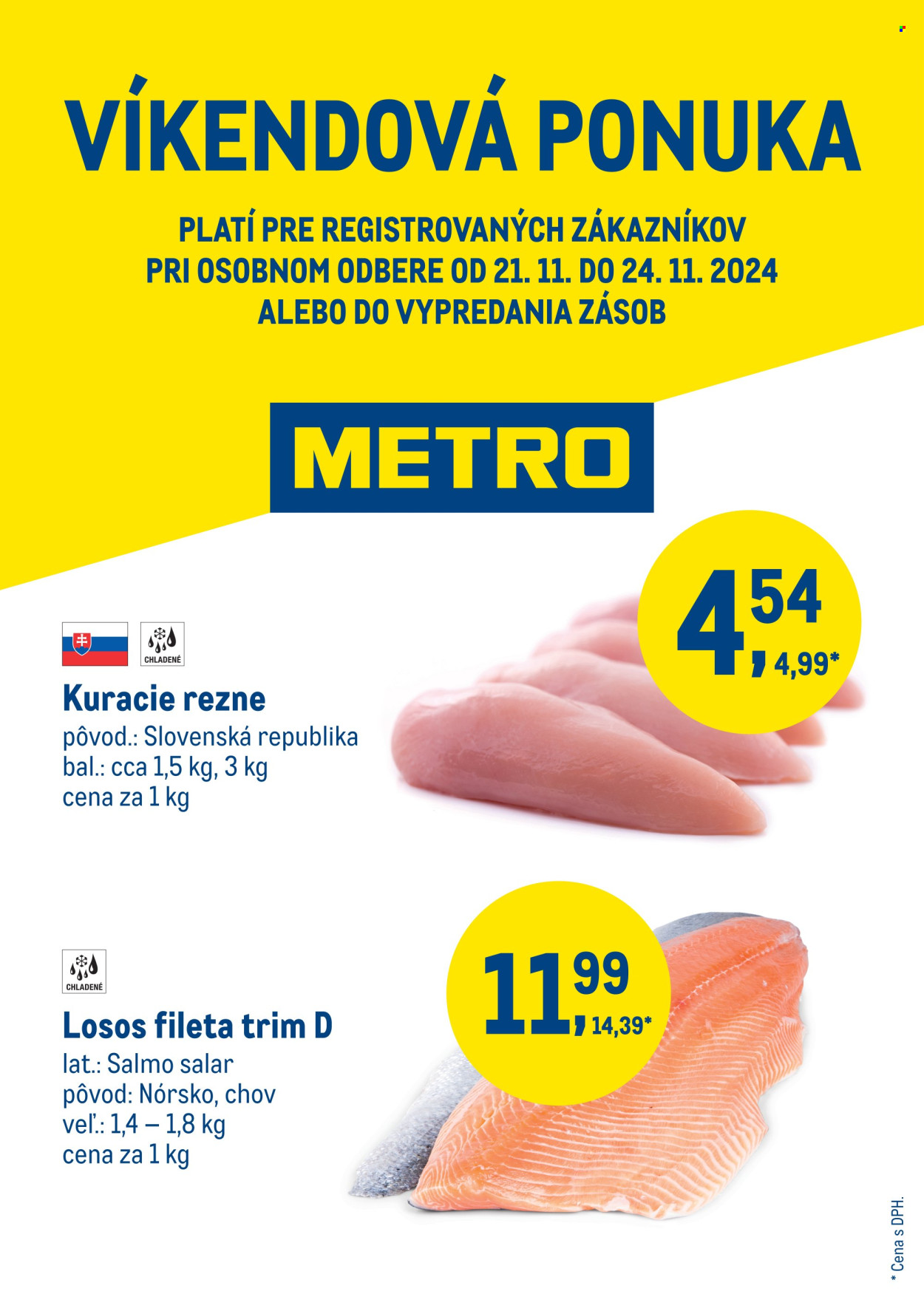 Leták Metro - 21.11.2024 - 24.11.2024. Strana 1