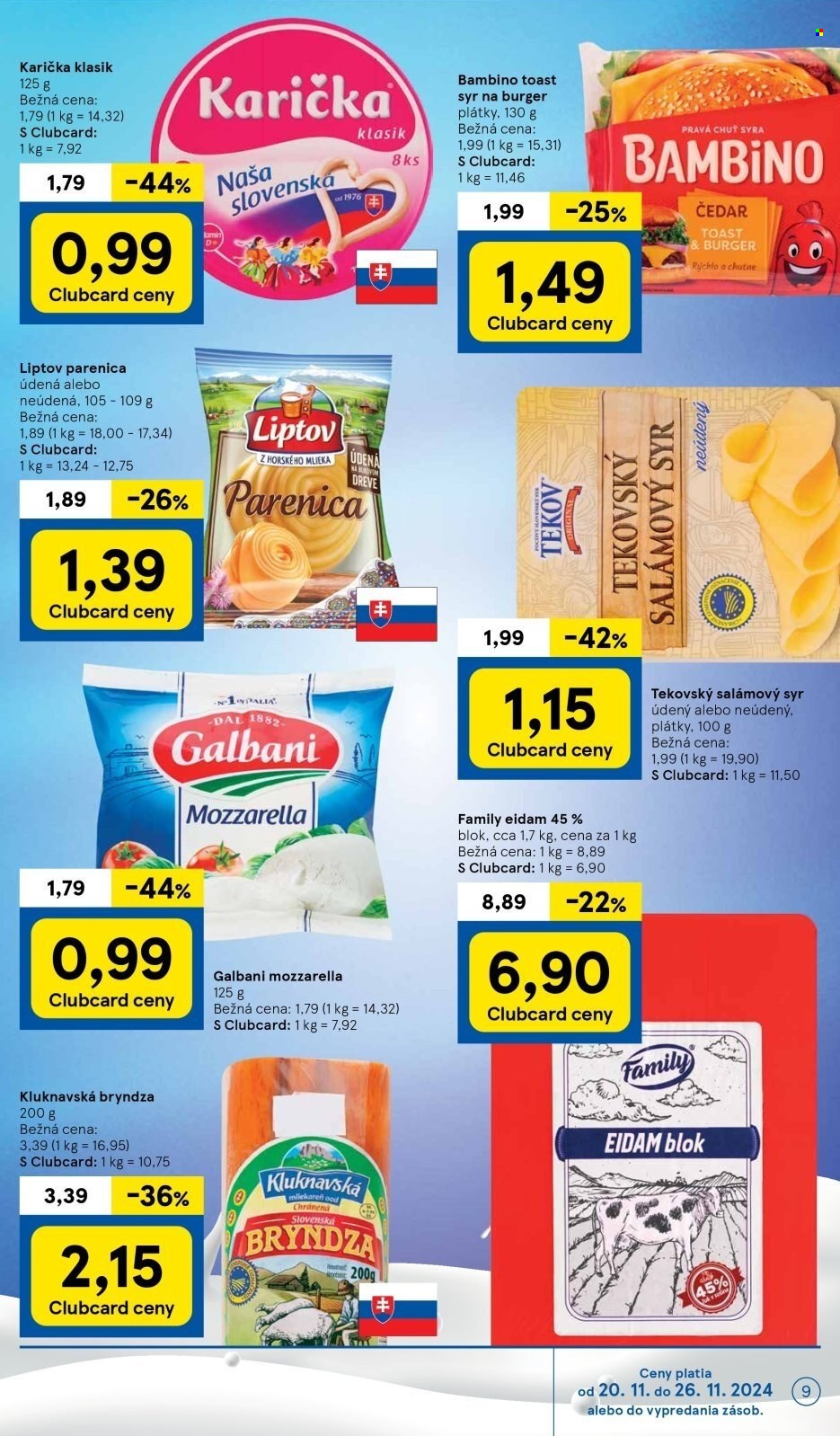 Leták TESCO - 20.11.2024 - 26.11.2024. Strana 9