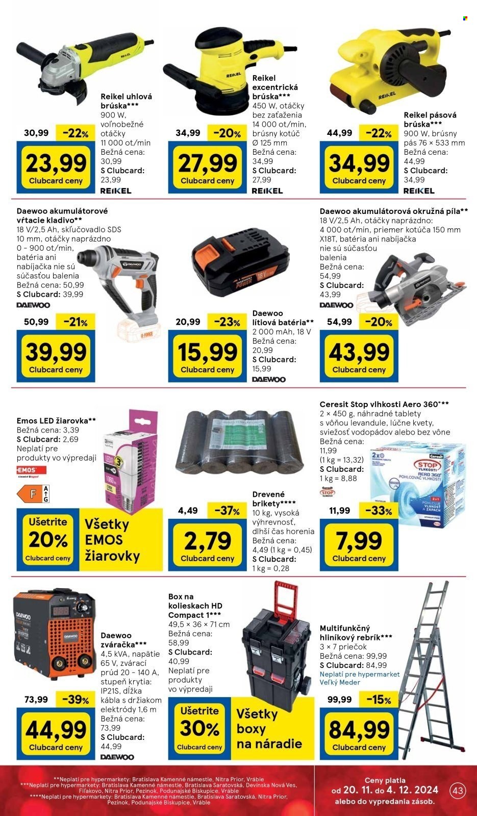 Leták TESCO - 20.11.2024 - 26.11.2024. Strana 43